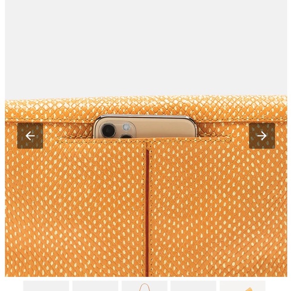 Hammitt VIP | Apricot Tan Snake/Brushed Gold | Med - Picture 11 of 12